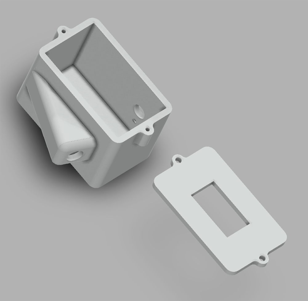 Rendered image of the custom Phantom 3 detachable spot light.