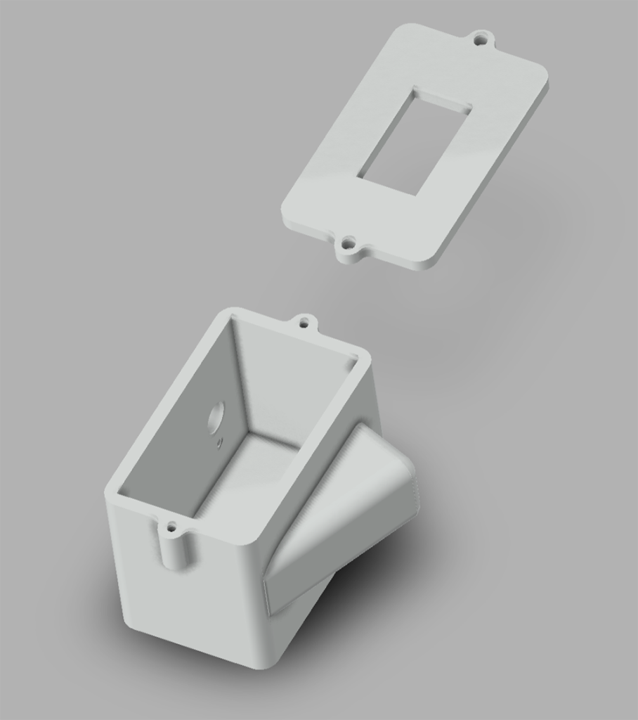 Rendered image of the custom Phantom 3 detachable spot light.