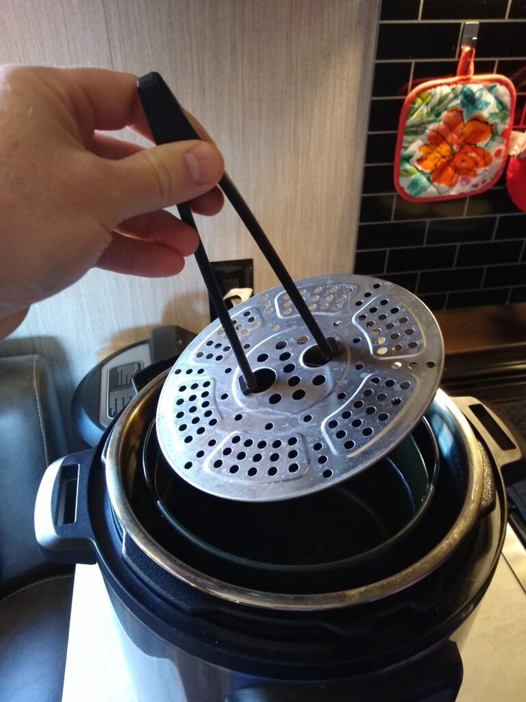 Image of Instant Pot Tongs in use