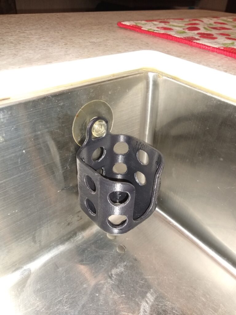 Image of Dishwashing Wand Holder installed